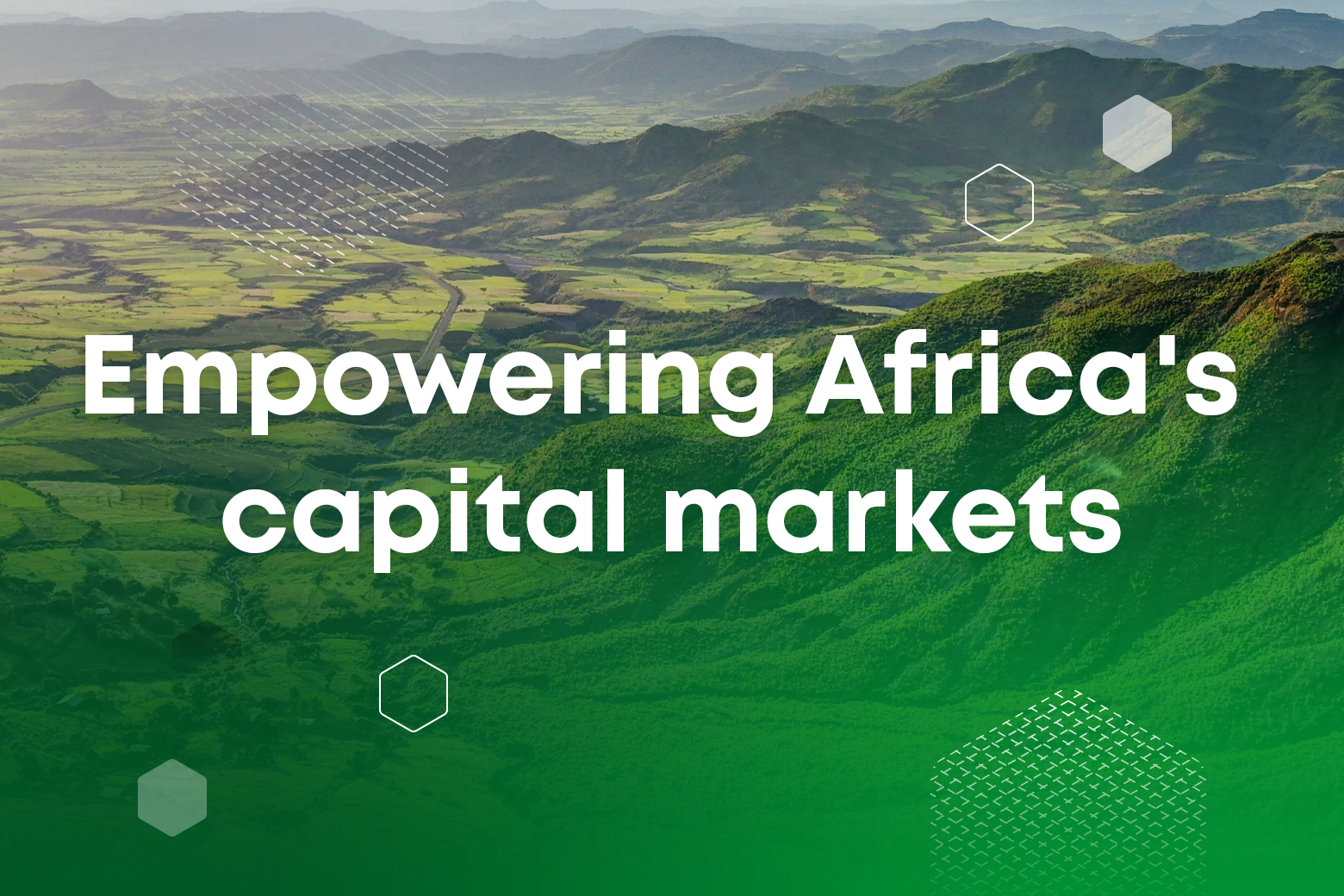 Picture of a green landscape in Africa