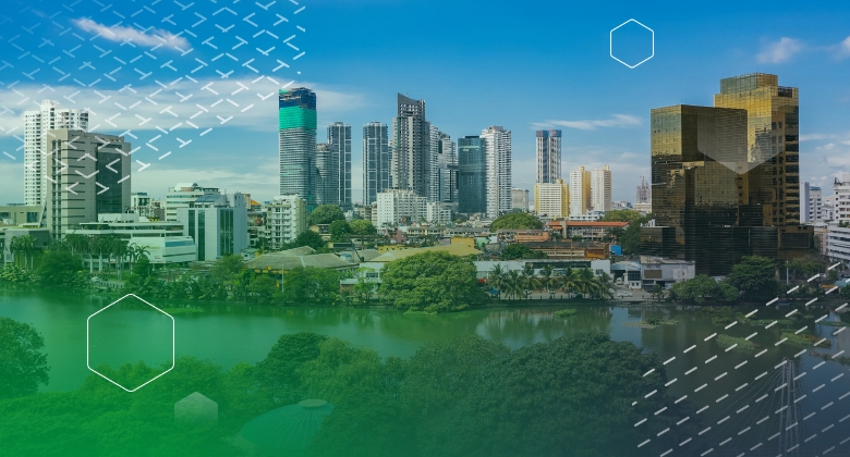 Picture of the Colombo city in Sri Lanka